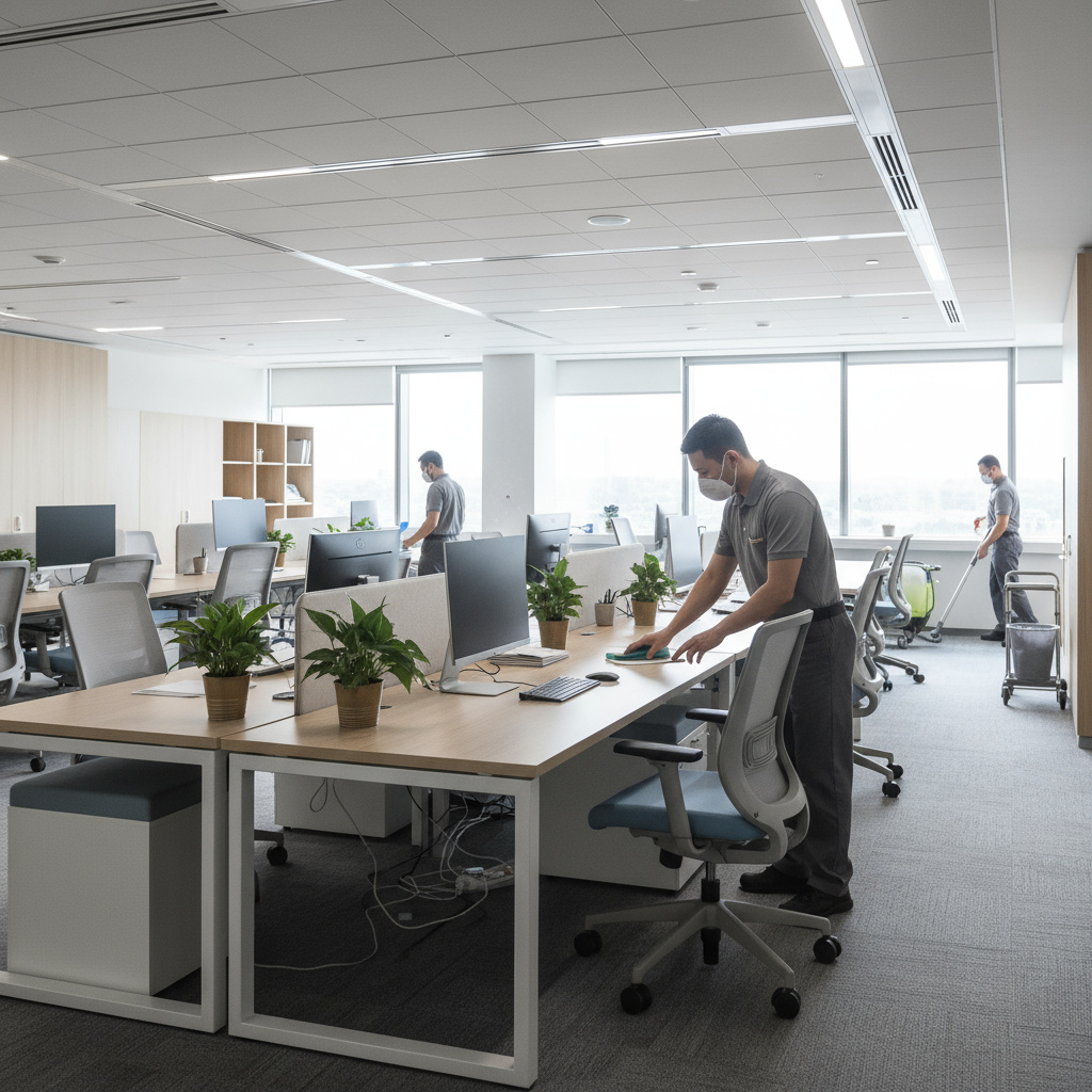 Commercial and office cleaning