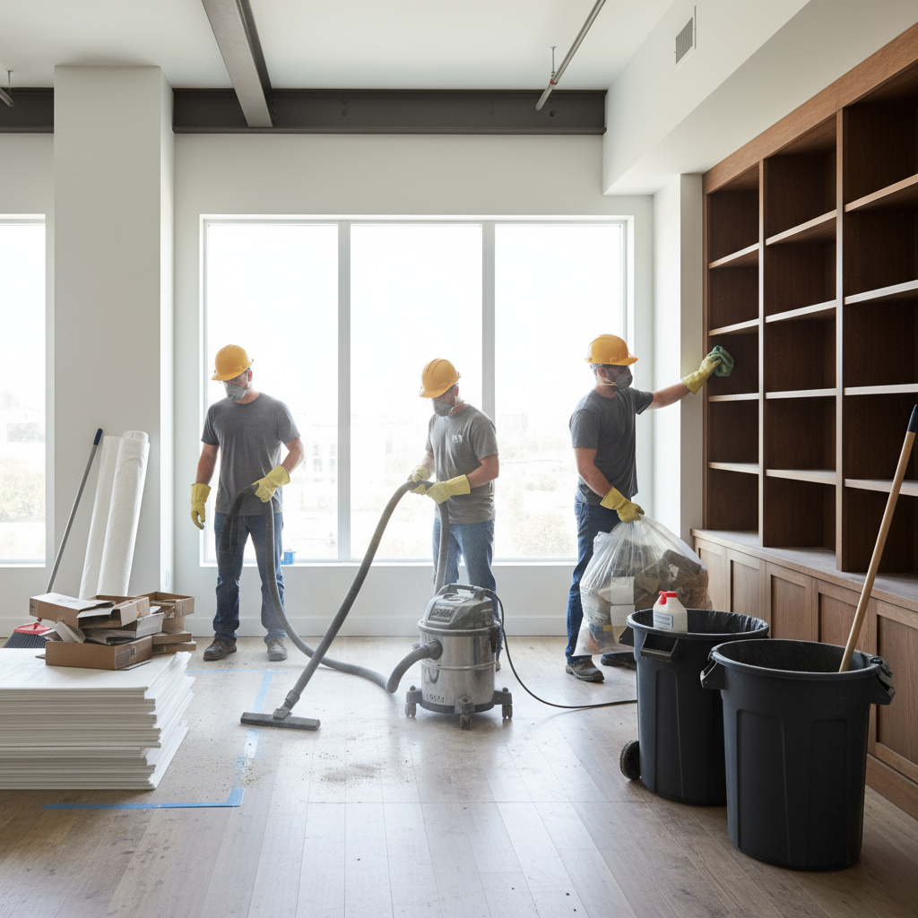 Post-construction cleanup