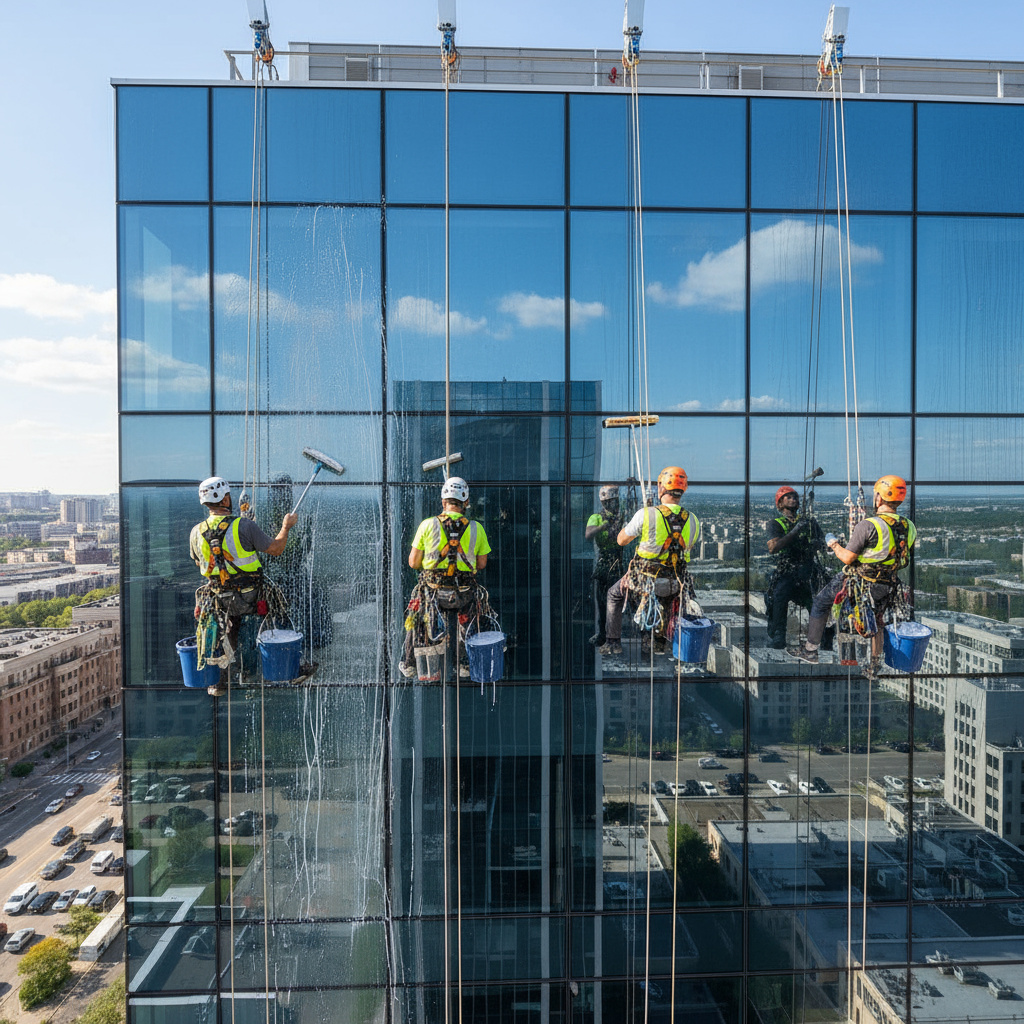 Window cleaning and facade maintenance